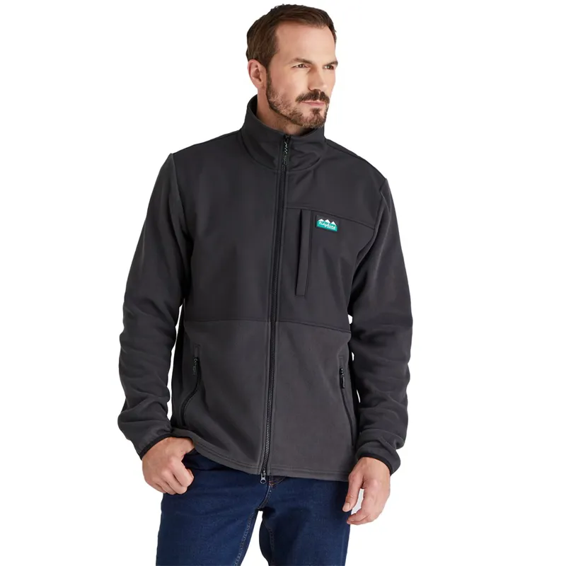 Ridgeline Hybrid Fleece Mens Jacket - Shale