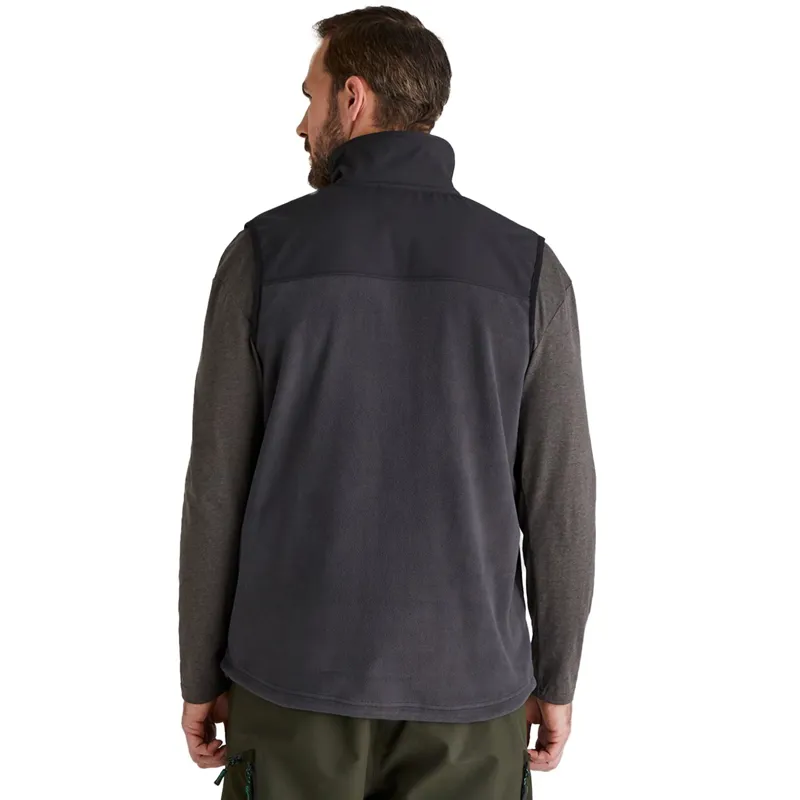 Ridgeline Hybrid Fleece Mens Vest - Shale-3