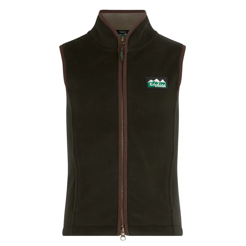 Ridgeline Kodiak Junior Fleece Vest - Dark Forest