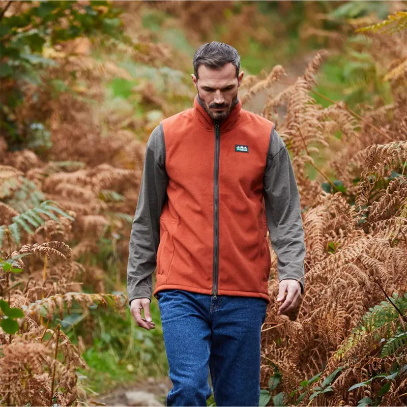 Ridgeline Kodiak Mens Vest - Russet-3