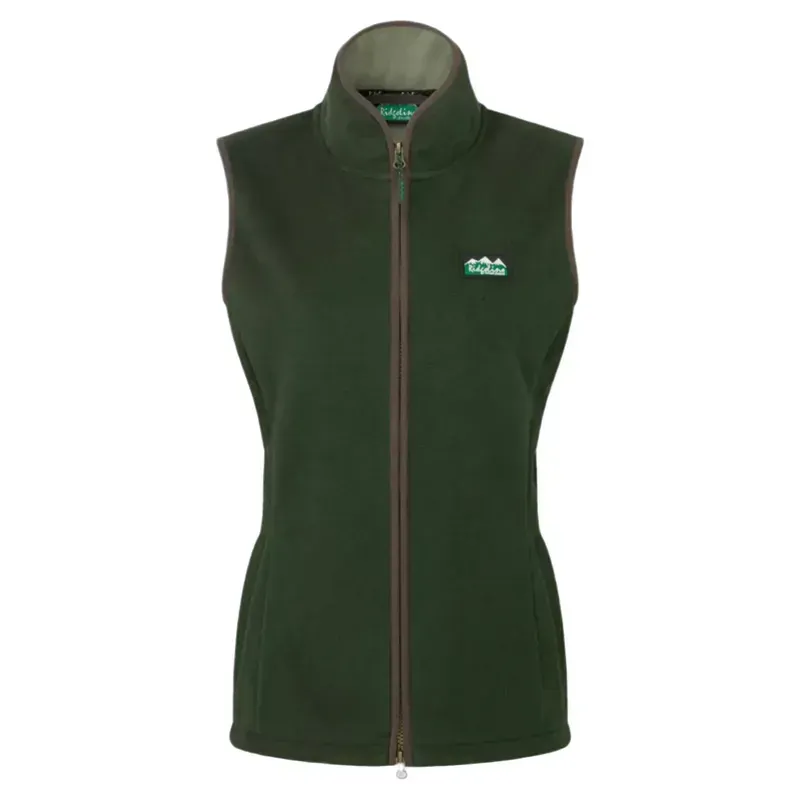 Ridgeline Kodiak Womens Fleece Vest - Deep Forest-3