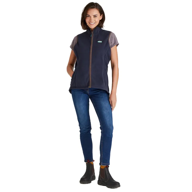 Ridgeline Kodiak Womens Fleece Vest - Navy-3