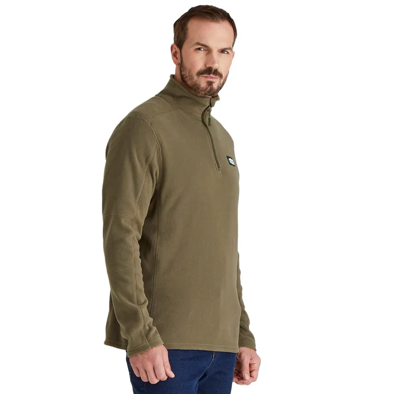 Ridgeline Narvik Men's Half Zip Fleece - Ivy Green-2