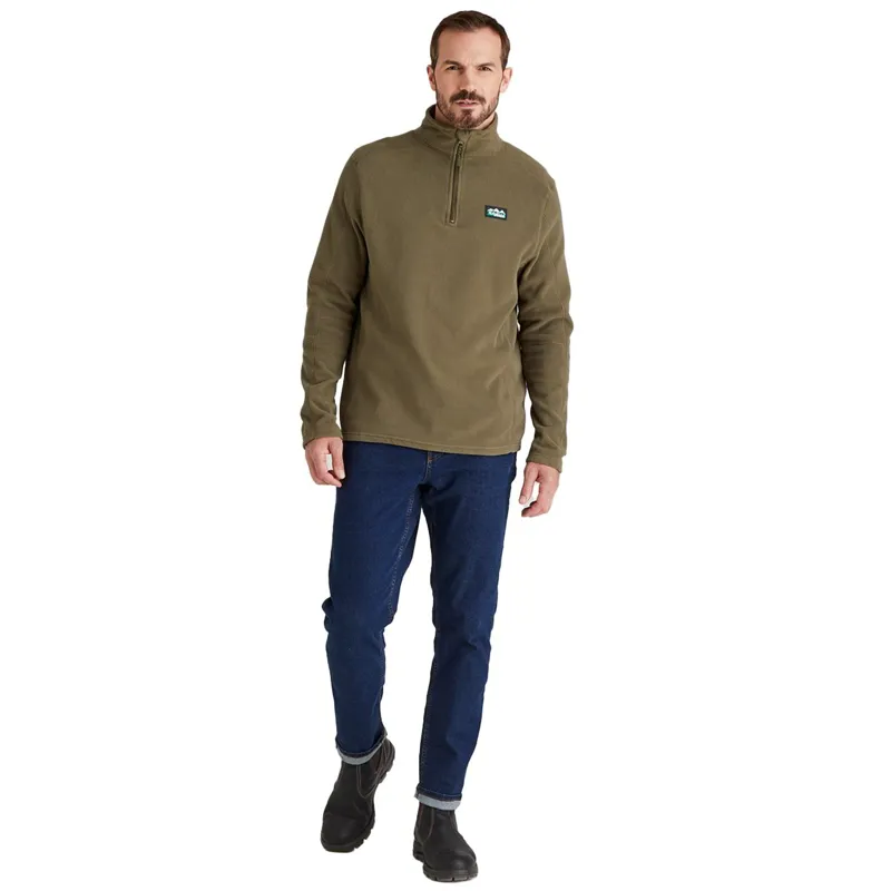 Ridgeline Narvik Men's Half Zip Fleece - Ivy Green-3