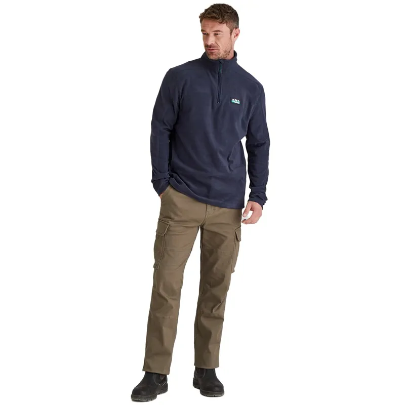 Ridgeline Narvik Men's Half Zip Fleece - Navy-1