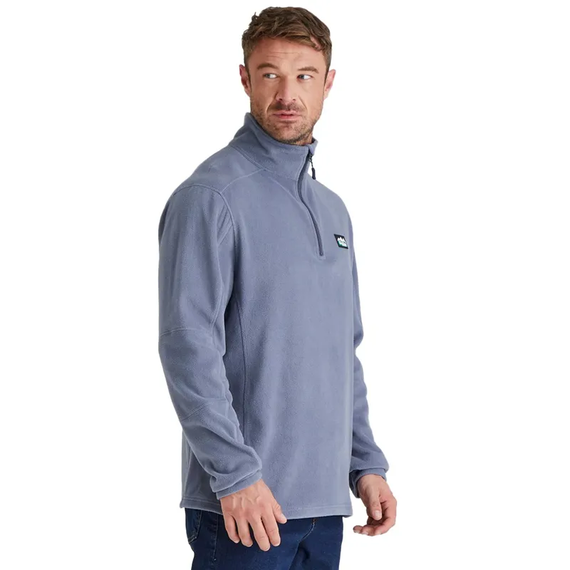 Ridgeline Narvik Men's Half Zip Fleece - Storm-1