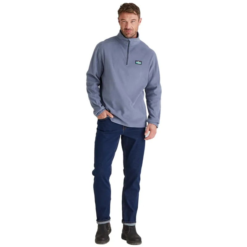 Ridgeline Narvik Men's Half Zip Fleece - Storm-2