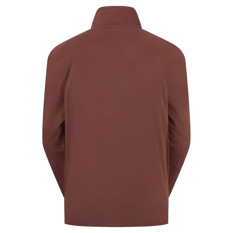 Ridgeline Narvik Men's Half Zip Fleece - Oxblood-4