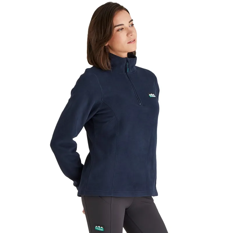 Ridgeline Narvik Women's Half Zip Fleece - Navy-3