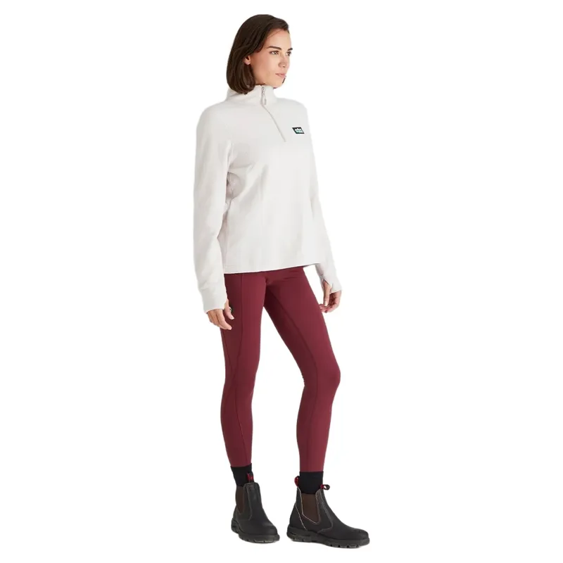 Ridgeline Narvik Women's Half-Zip Fleece - Stone-5