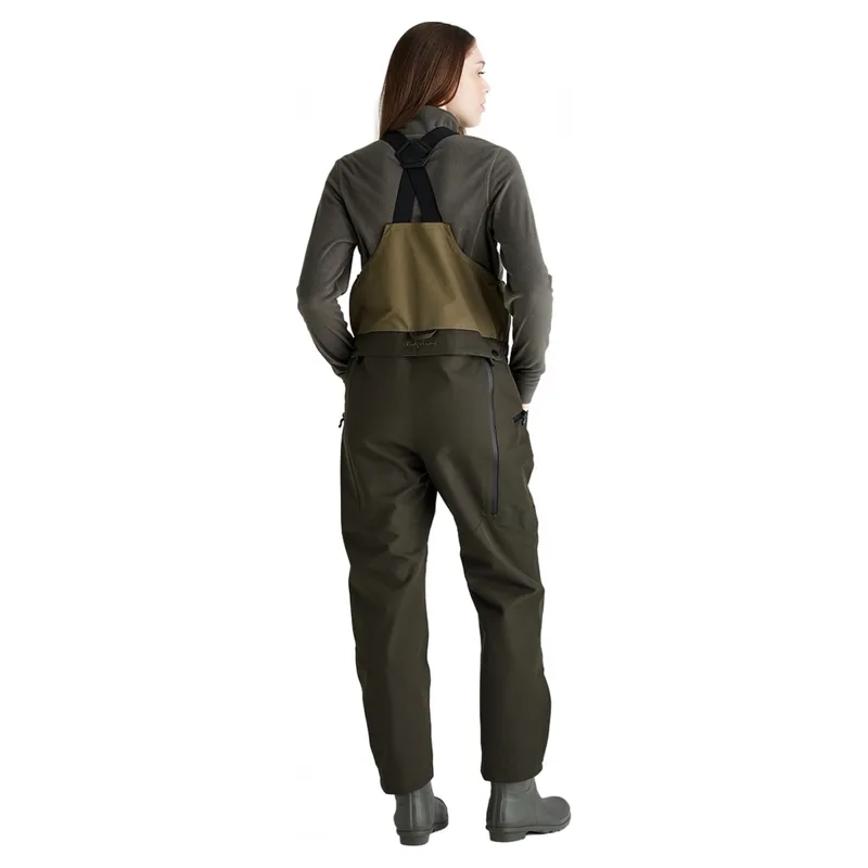 Ridgeline Agri Pro Womens Work Bib Overalls - Deep Forest-3