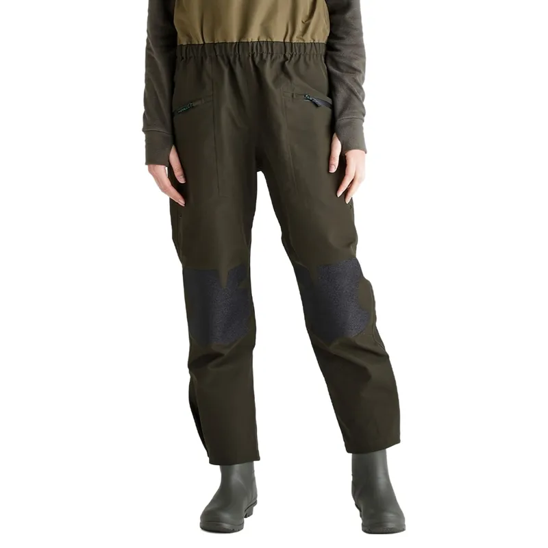 Ridgeline Agri Pro Womens Work Bib Overalls - Deep Forest-9