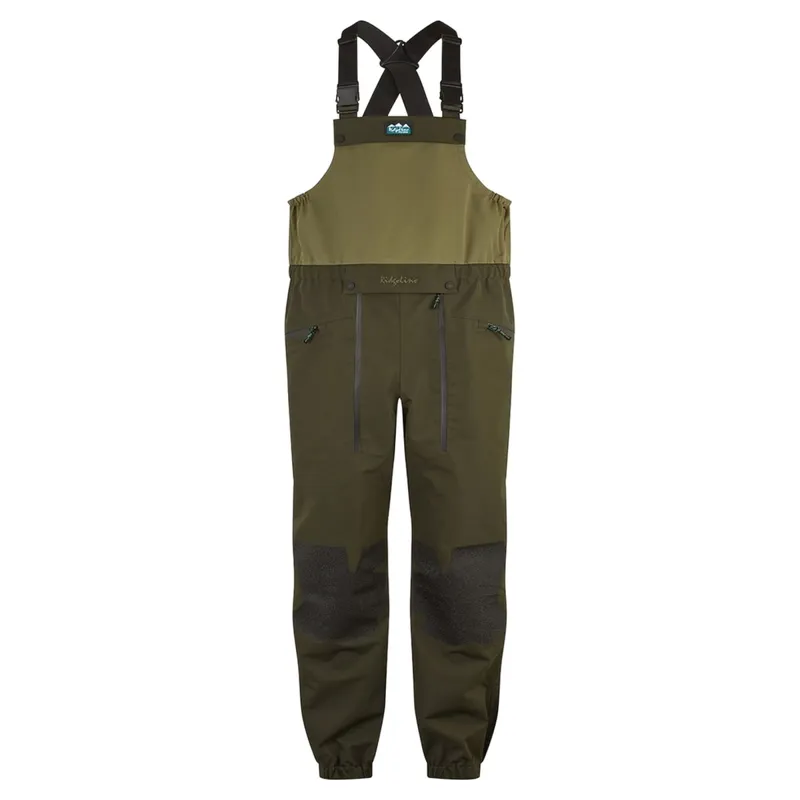 Ridgeline Agri Pro Men's Waterproof Work Bib Overalls - Deep Forest-2