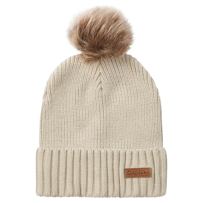 Ridgeline Baltic Women's Bobble and Scarf - Sand-2
