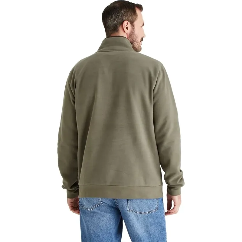 Ridgeline Brancaster 1/4 Zip Men's Pullover - Olive-4
