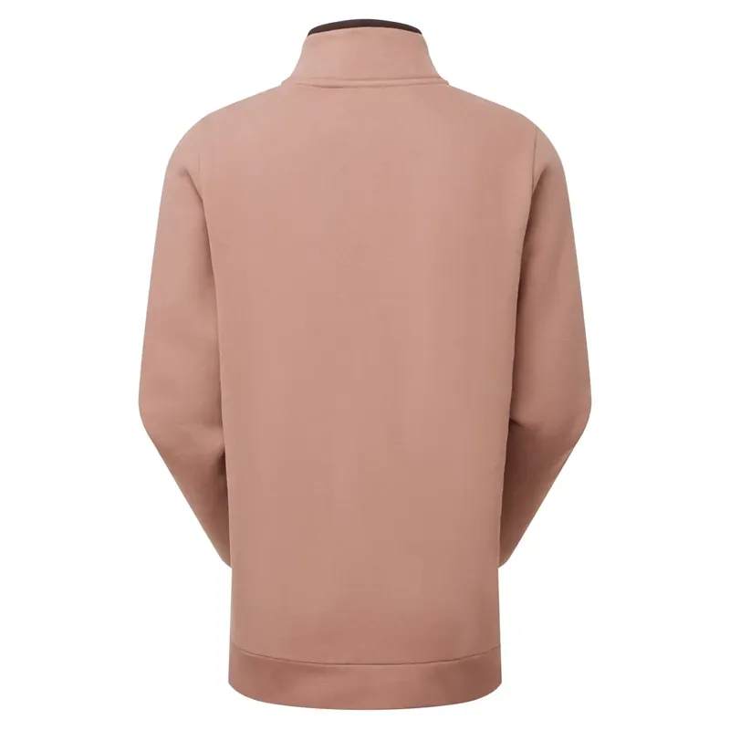 Ridgeline Brancaster Womens 1/4 Zip Top - Dusky Pink-2