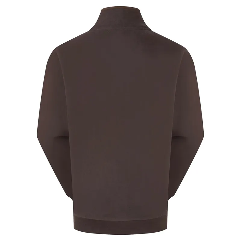 Ridgeline Brancaster Quarter Zip Men's Smock - Deep Bark-5
