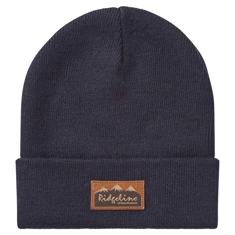 Ridgeline Heritage Unisex Fine Knit Beanie - Navy