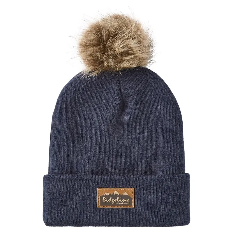 Ridgeline Heritage Fine Knit Pom Hat - Tarn
