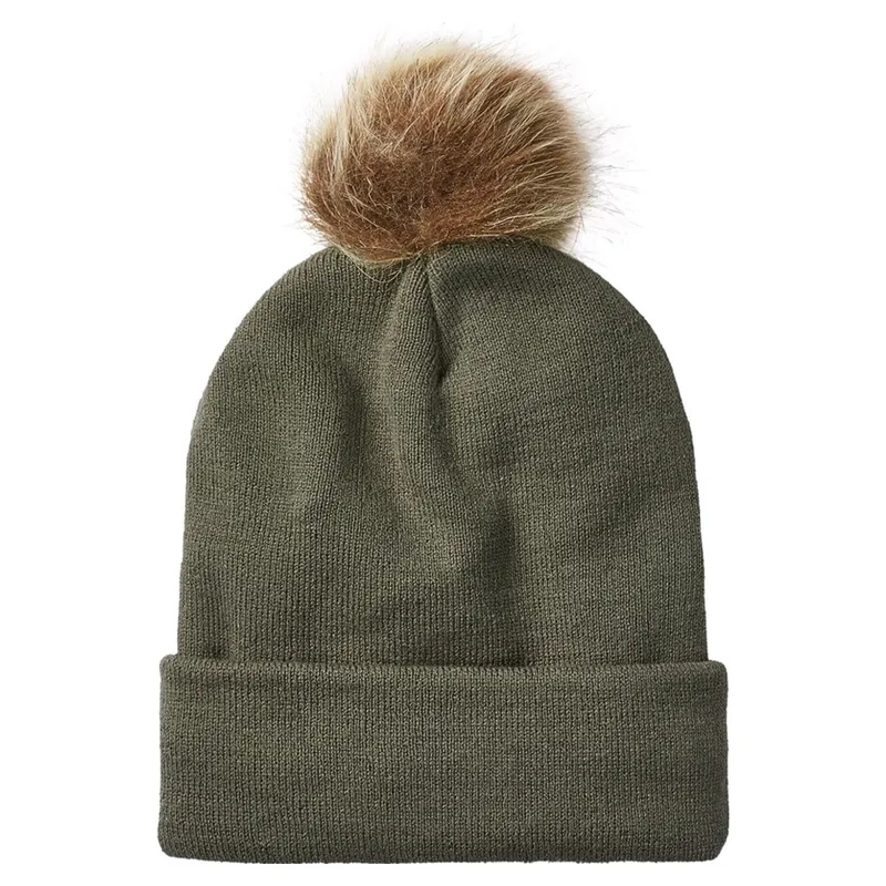Ridgeline Heritage Fine Knit Pom Hat - Moss-2
