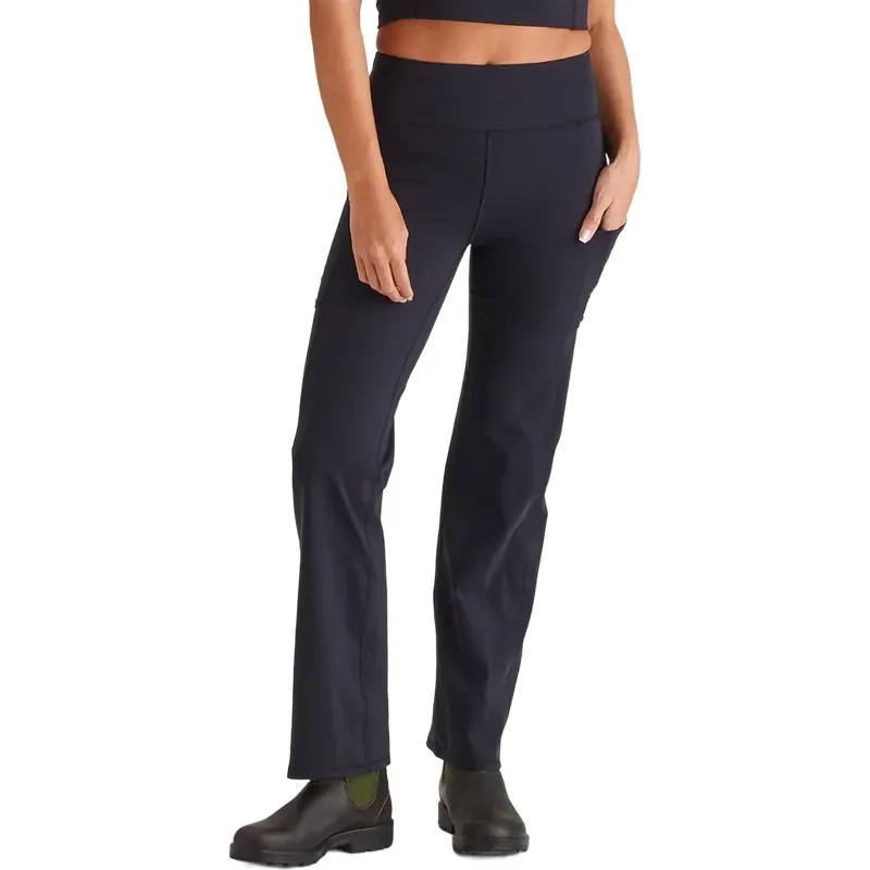 Ridgeline Infinity Straight Leg Women's Leggings - Black