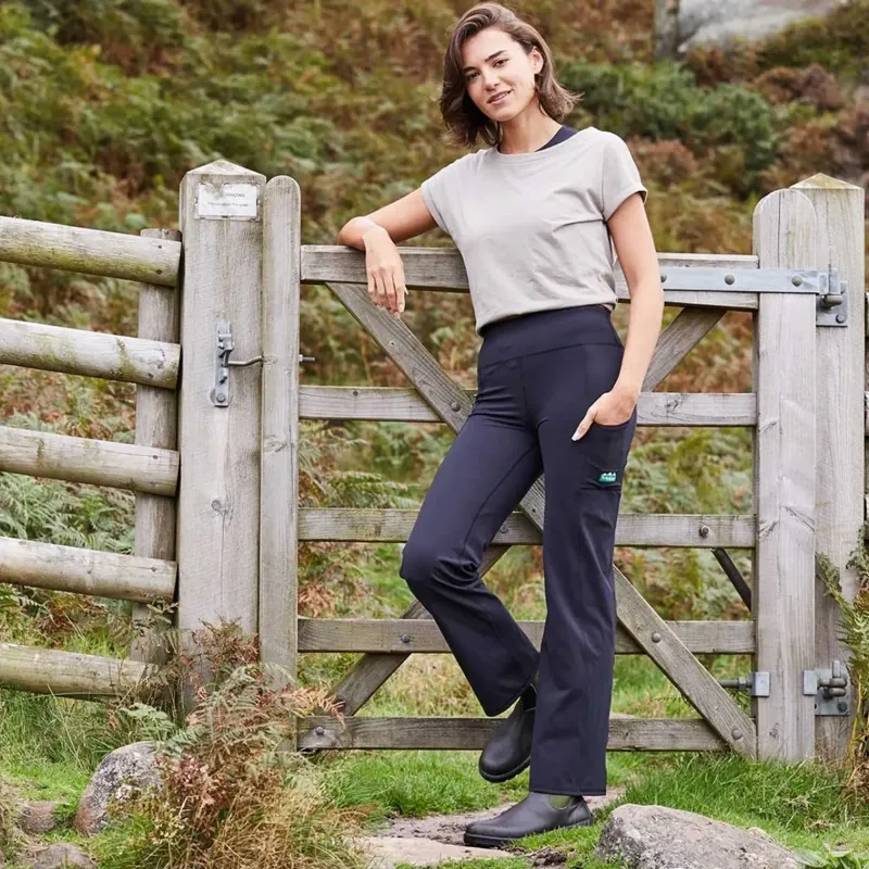 Ridgeline Infinity Straight Leg Women's Leggings - Black-4