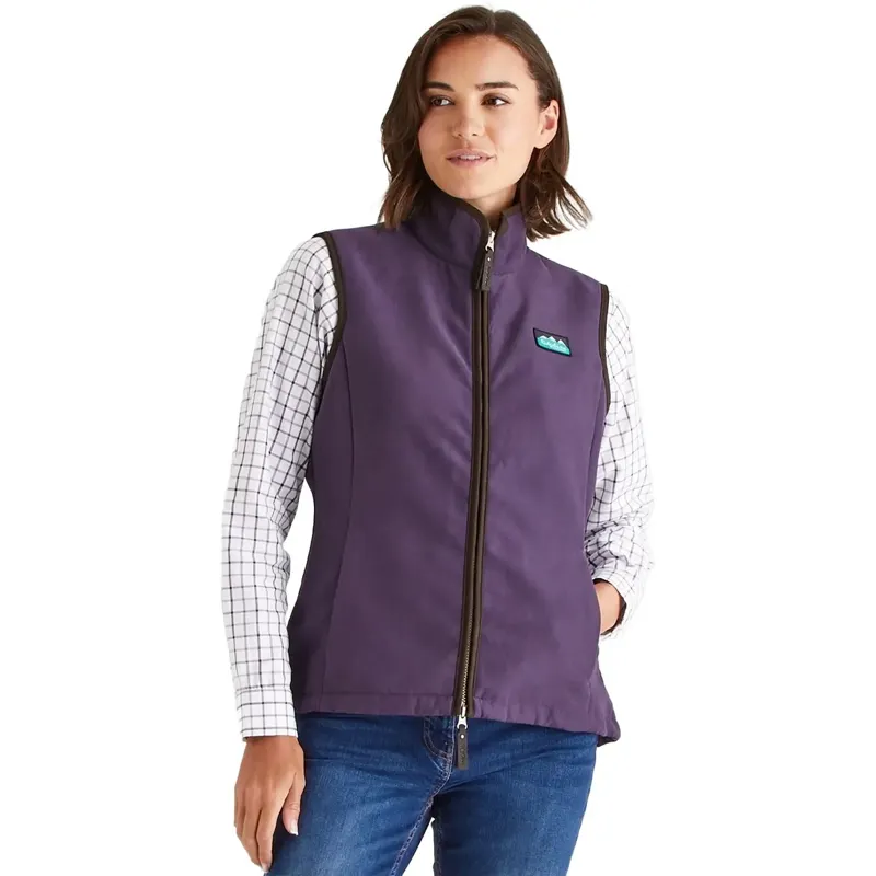 Ridgeline Kodiak Womens Fleece Vest - Nightshade