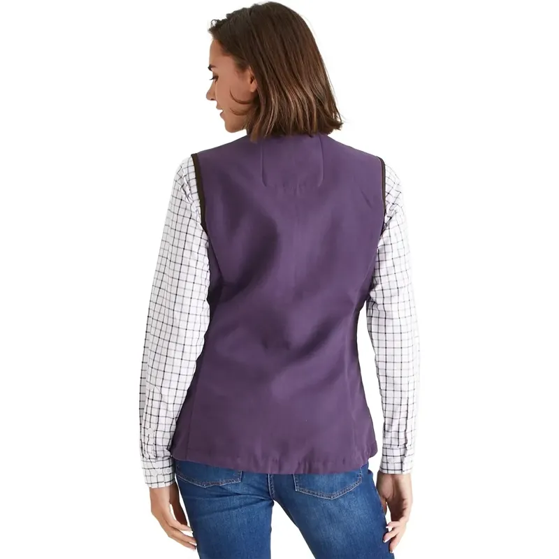 Ridgeline Kodiak Womens Fleece Vest - Nightshade-1