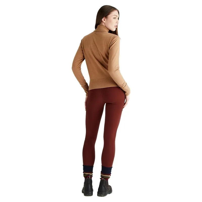 Ridgeline Melford Women's Turtleneck Knit Sweater - Sienna-5