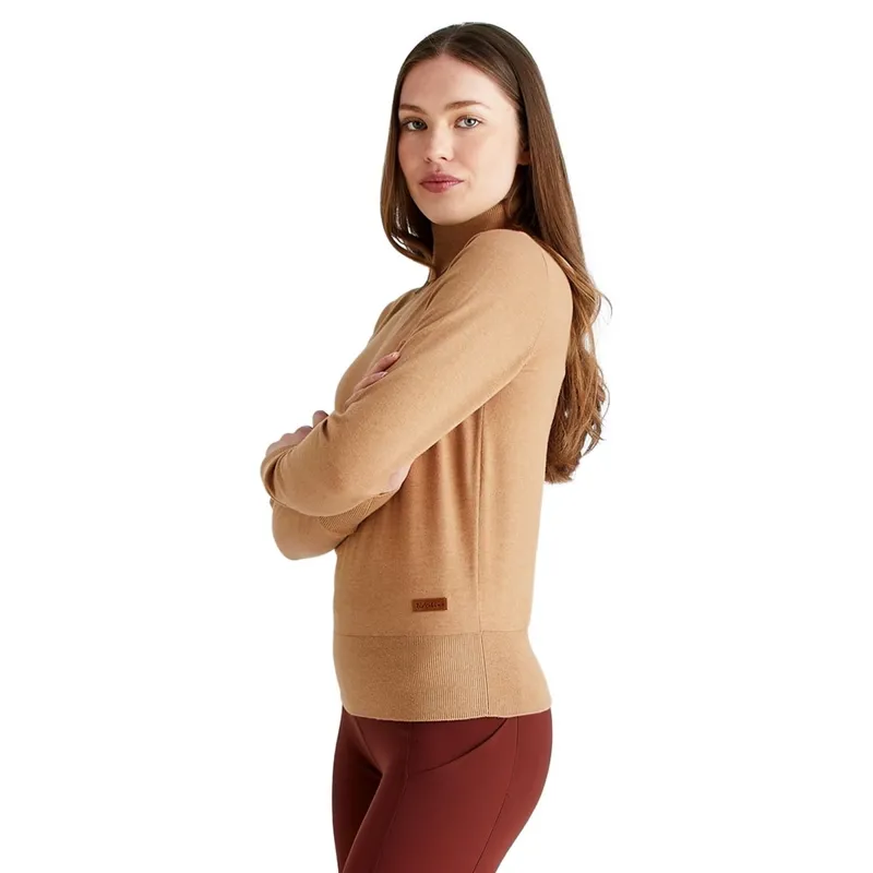 Ridgeline Melford Women's Turtleneck Knit Sweater - Sienna-2