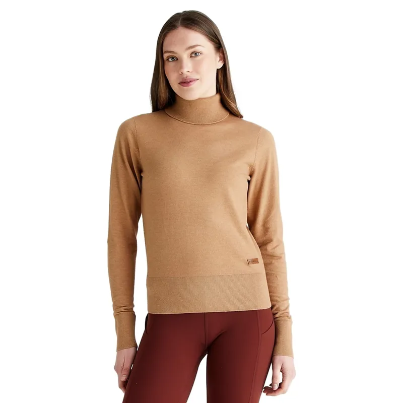 Ridgeline Melford Women's Turtleneck Knit Sweater - Sienna