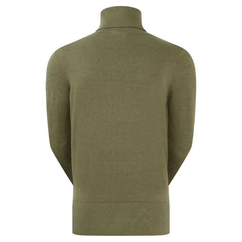 Ridgeline Melford Women's Roll Neck Knit Sweater - Khaki-4