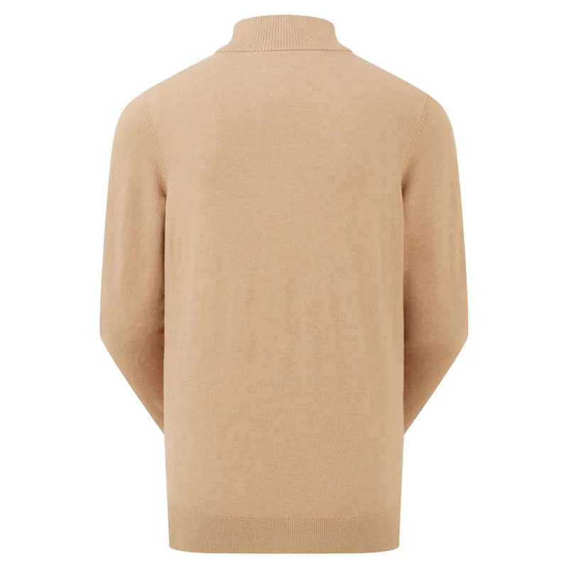 Ridgeline Melford Womens Quarter Zip Knit Sweater - Sienna-3