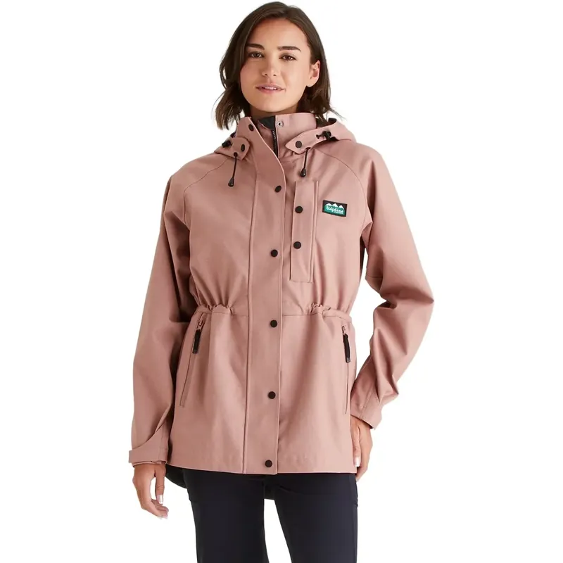 Ridgeline Monsoon Light Women's Waterproof Jacket - Dusky Pink Marl-1