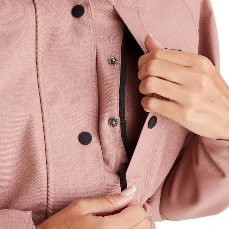 Ridgeline Monsoon Light Women's Waterproof Jacket - Dusky Pink Marl-3