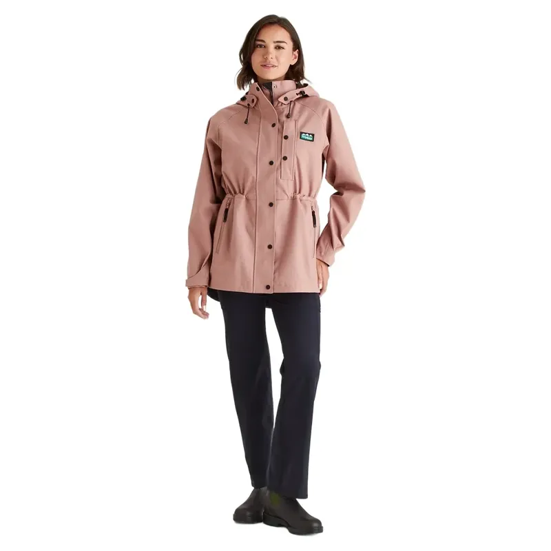 Ridgeline Monsoon Light Women's Waterproof Jacket - Dusky Pink Marl-5