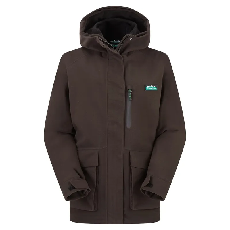 Ridgeline Rhea Women's Waterproof Field Jacket - Deep Bark