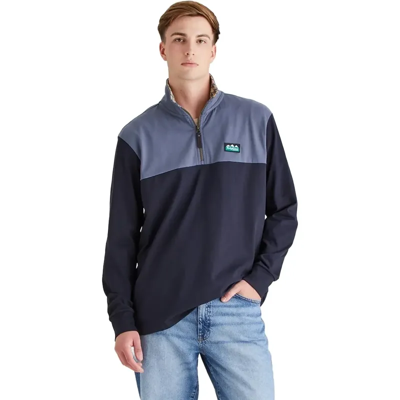 Ridgeline Salthouse Men's 1/4 Zip Top - Navy-3