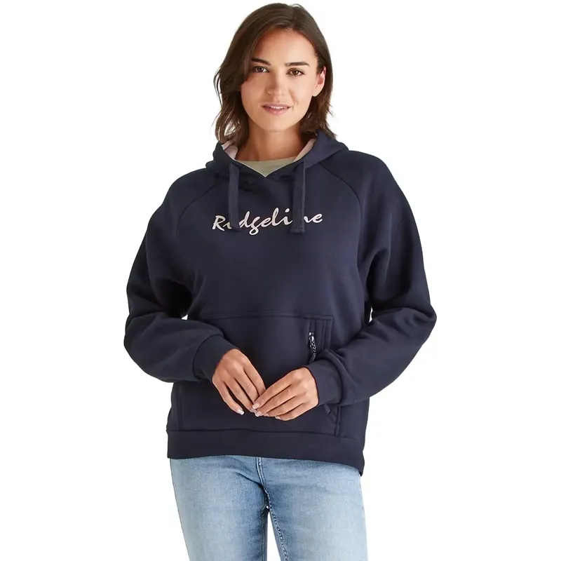 Ridgeline Signature Women's Hoodie - Navy