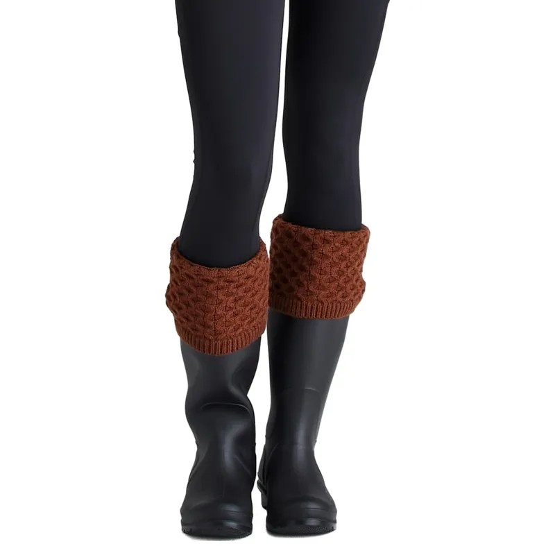 Ridgeline Women's Double Cuff Boot Socks - Nutmeg-5