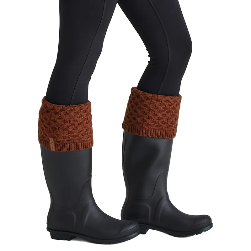 Ridgeline Women's Double Cuff Boot Socks - Nutmeg-4