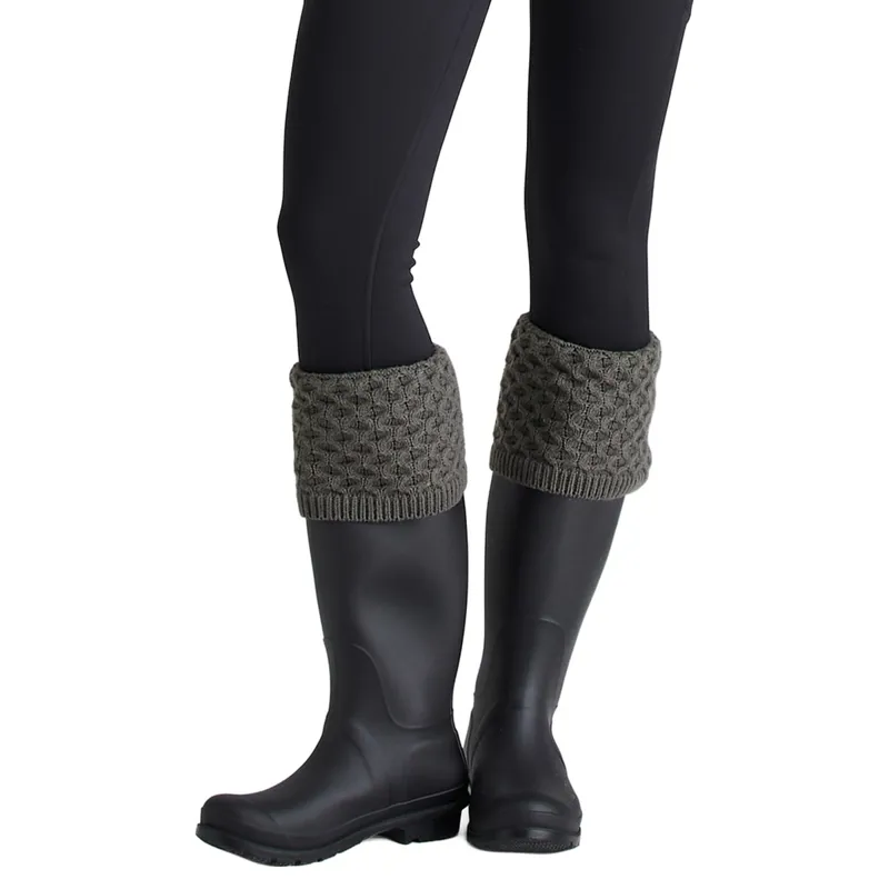 Ridgeline Women's Double Cuff Tall Boot Socks - Moss-5