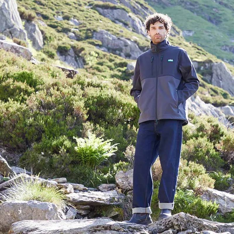 Ridgeline Ranger Men's Softshell Jacket - Shale-5