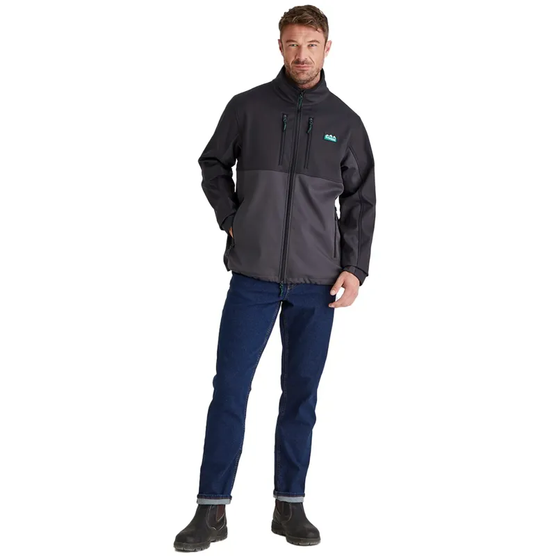 Ridgeline Ranger Men's Softshell Jacket - Shale-6