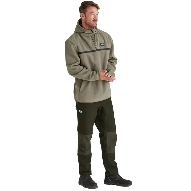 Ridgeline Kodiak Men's Fleece Smock - Smokey Olive-1