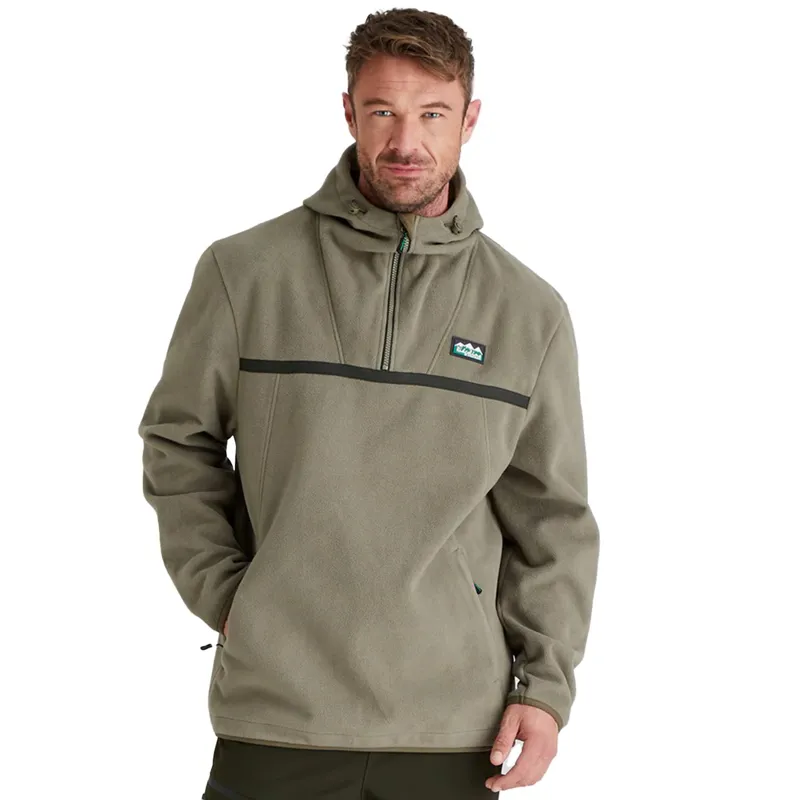Ridgeline Kodiak Men's Fleece Smock - Smokey Olive