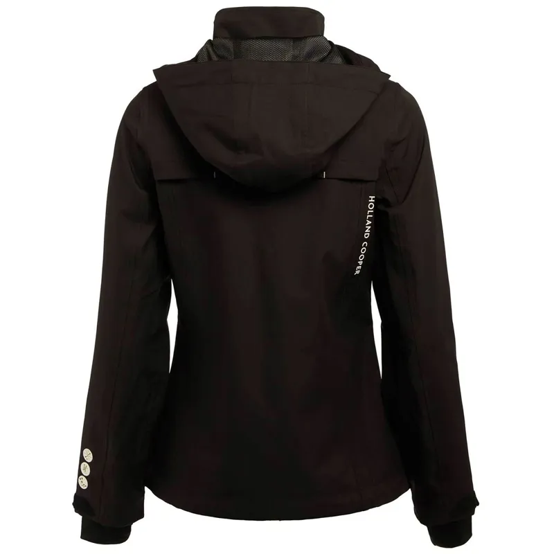 Holland Cooper Riding Shell Womens Waterproof Jacket - Black-2