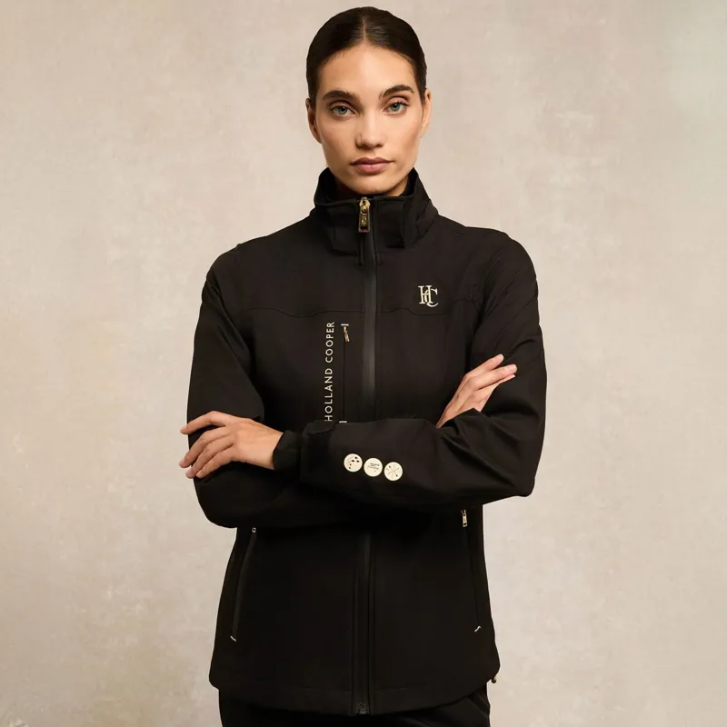 Holland Cooper Riding Shell Womens Waterproof Jacket - Black-7