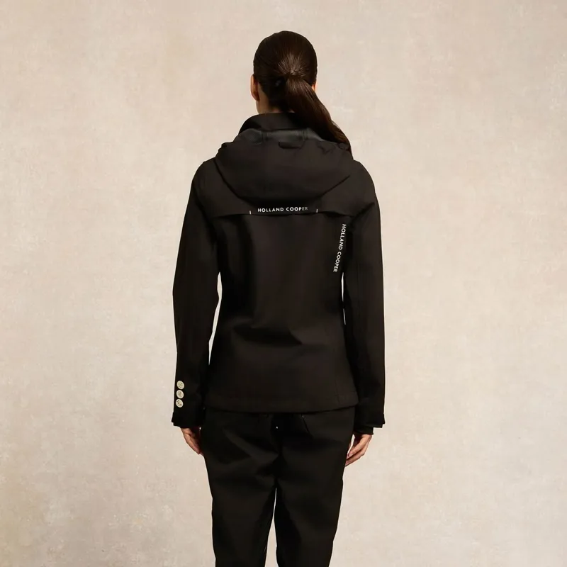 Holland Cooper Riding Shell Womens Waterproof Jacket - Black-9