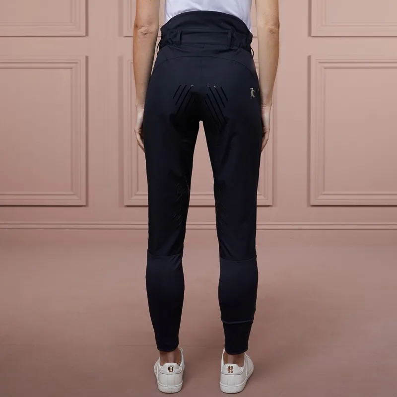 Holland Cooper Riding Shell Ladies Waterproof Pants - Ink Navy-4